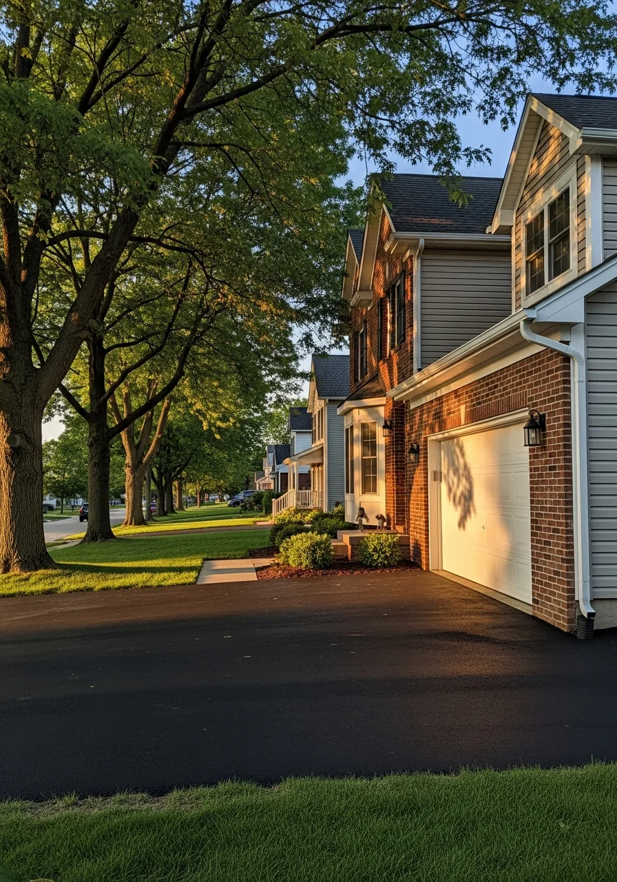 Tipp City home exterior with professional service team completing quality work on property.